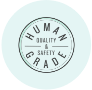 Human grade. Quality and safety.